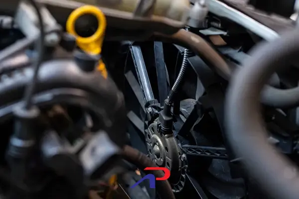 روشن شدن فن ماشین