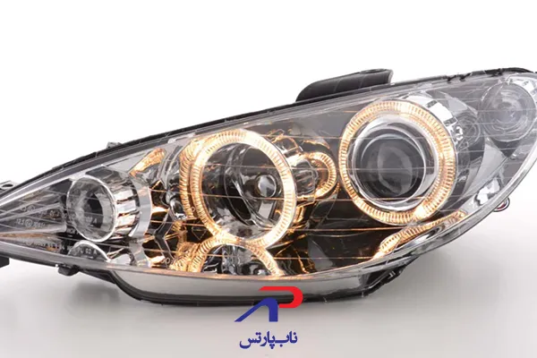 چراغ جلو ۲۰۶ اسپرت مدل حلقه 3D
