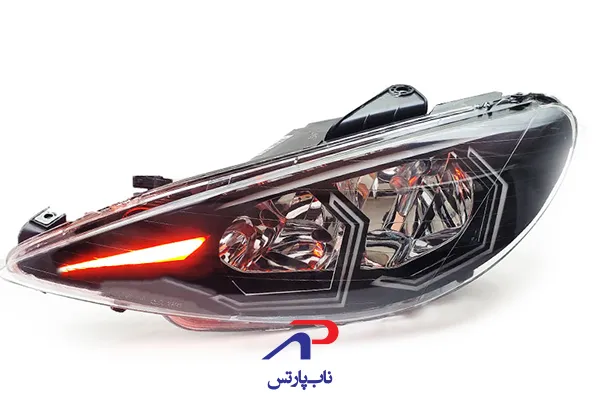 چراغ جلو ۲۰۶ اسپرت مدل هگزا