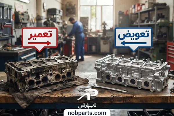 سرسیلندر ۴۰۵ را تعویض کنیم یا تعمیر؟