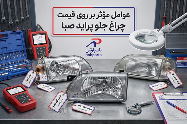عوامل مؤثر بر روی قیمت چراغ جلو پراید صبا